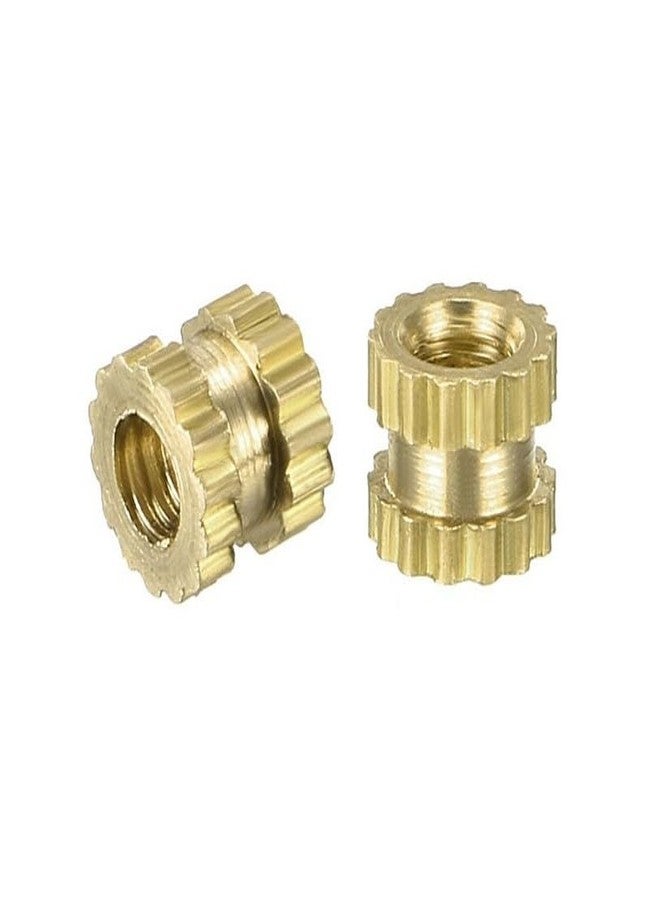 SHOKITECH Brass Inserts M4 x 8mm - Precision Threaded Fasteners(Pack of 25) - Image 1